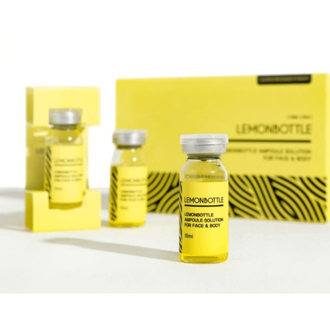 LEMON BOTTLE FAT DISSOLVING The fastest and most effective fat-dissolving treatment available, Lemon Bottle delivers noticeable results within 24 hours. Safe and non-invasive, it targets stubborn fat to help sculpt and define areas like the chin, abdomen, arms, and thighs. Book your consultation today at 0330163500.