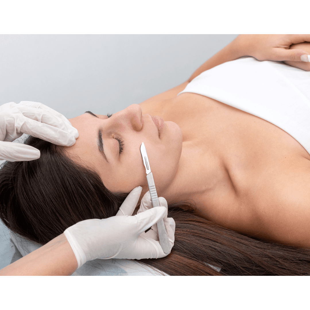 FRESH FACE DERMAPLANING Experience smoother, brighter skin with dermaplaning! This gentle treatment removes dead skin cells and peach fuzz, leaving your complexion glowing and makeup-ready for a flawless, airbrushed finish. Call 0333 016 3500.