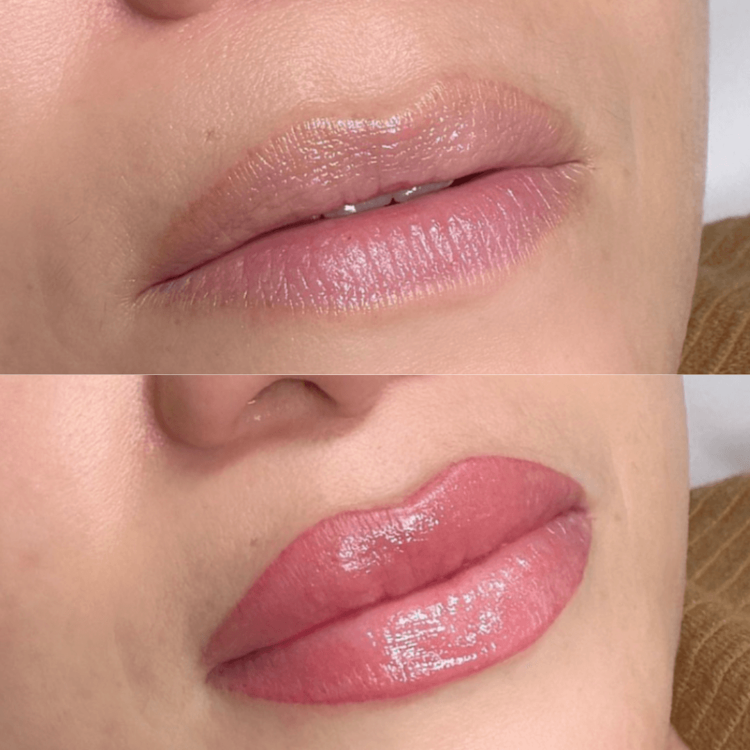 LIP BLUSH CONTOUR Enhance your natural beauty with our Lip Blush Contour treatment! This semi-permanent makeup gently defines and adds a soft, long-lasting tint to your lips, creating a fuller, more balanced look. Call 0333 016 3500 to book today.