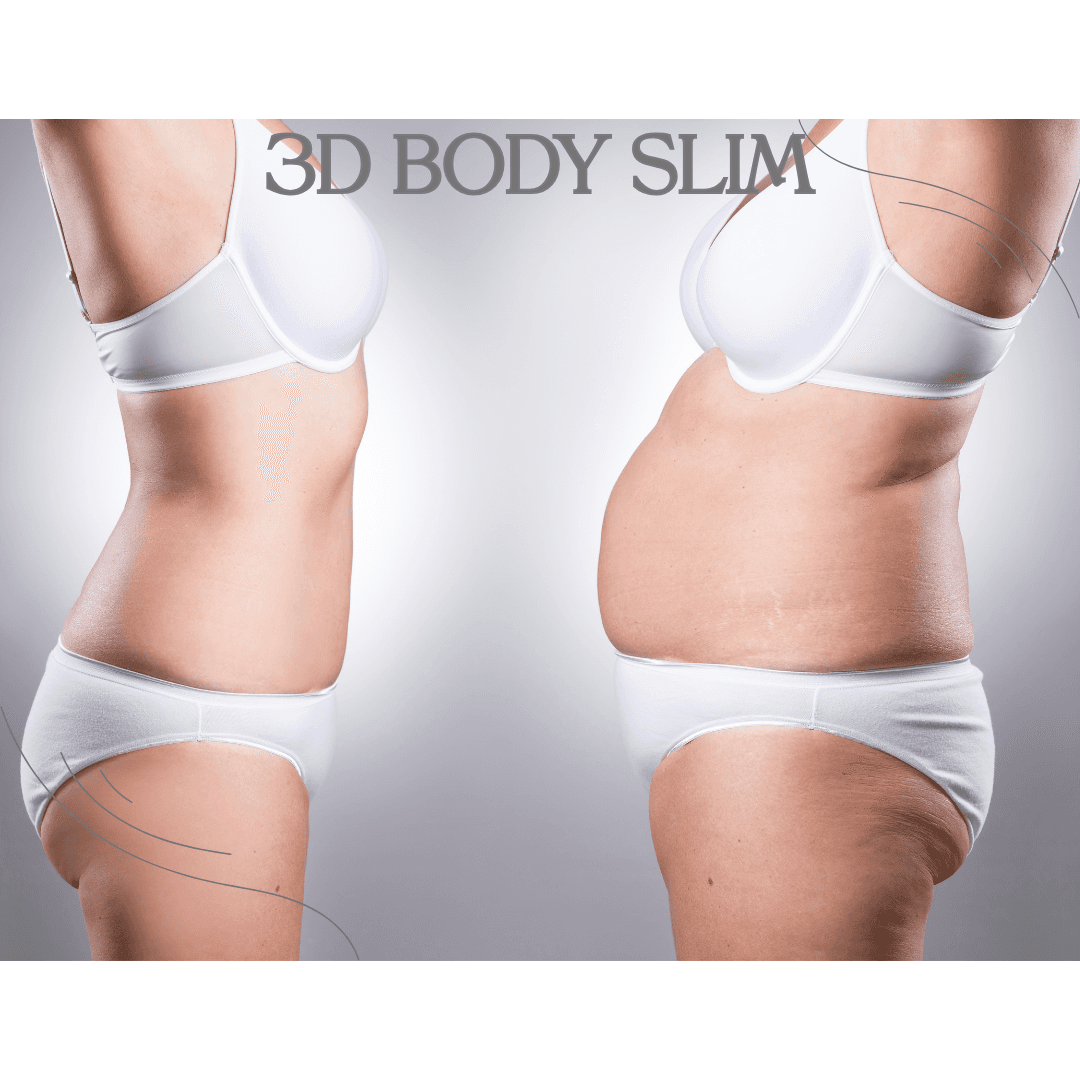 3D BODY SLIM Sculpt your body effortlessly with our 3D Bespoke Non-Surgical Fat Removal. Using advanced technology, this personalised, non-invasive treatment targets stubborn fat for a more defined, confident you. No surgery or downtime is required. Call 0333 016 3500.