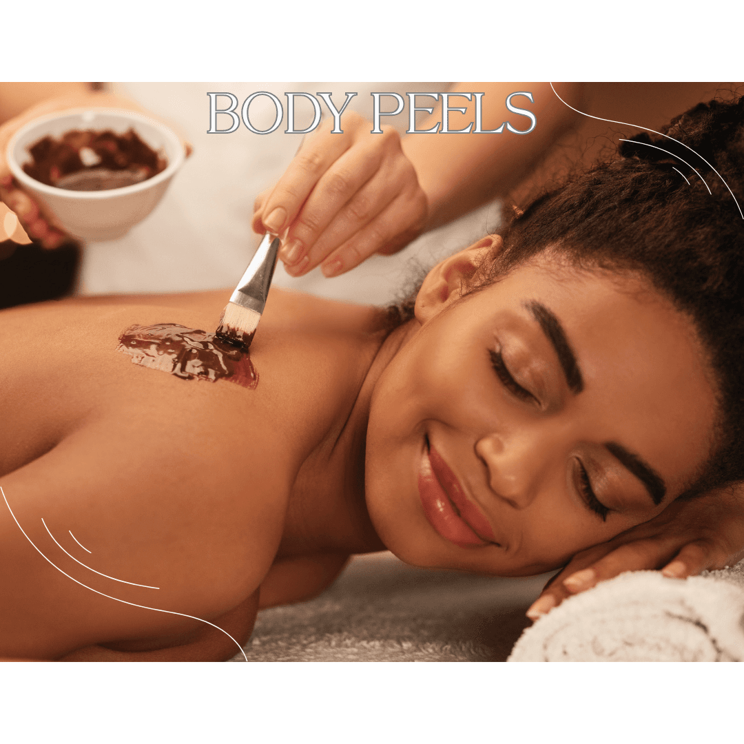 Transform your skin with our advanced skin peel treatments, using natural acids and active ingredients to exfoliate, brighten, and promote collagen production. This process reveals a fresher, clearer complexion and smoother texture.