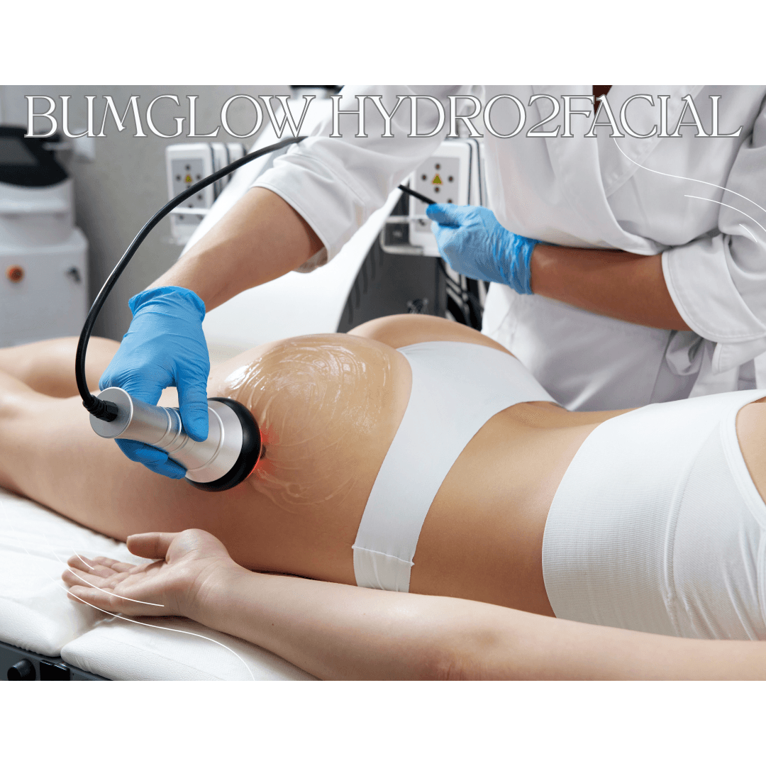 BUMGLOW HYDRO2FACIAL Refresh and smooth your bum with our exfoliating and cleansing treatment at Soluna London, designed to hydrate, brighten, and renew your skin. Book today by calling 0333 016 3500