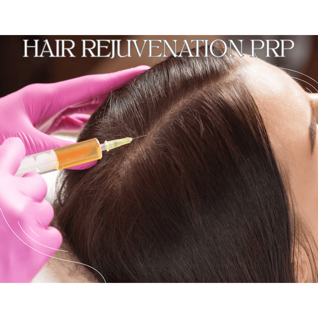 HAIR REJUVENATION PRP A natural and highly effective hair restoration treatment designed to combat hair loss, stimulate dormant hair follicles, and promote healthy, thicker hair growth. Ideal for those seeking to enhance hair density and improve scalp health naturally. Book today at 03330163500.