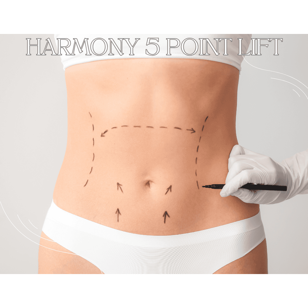 HARMONY 5 POINT LIFT Experience a revolutionary, non-invasive, and non-surgical treatment designed to sculpt and contour your body using advanced, medical-grade technology. Call 0333 016 3500.