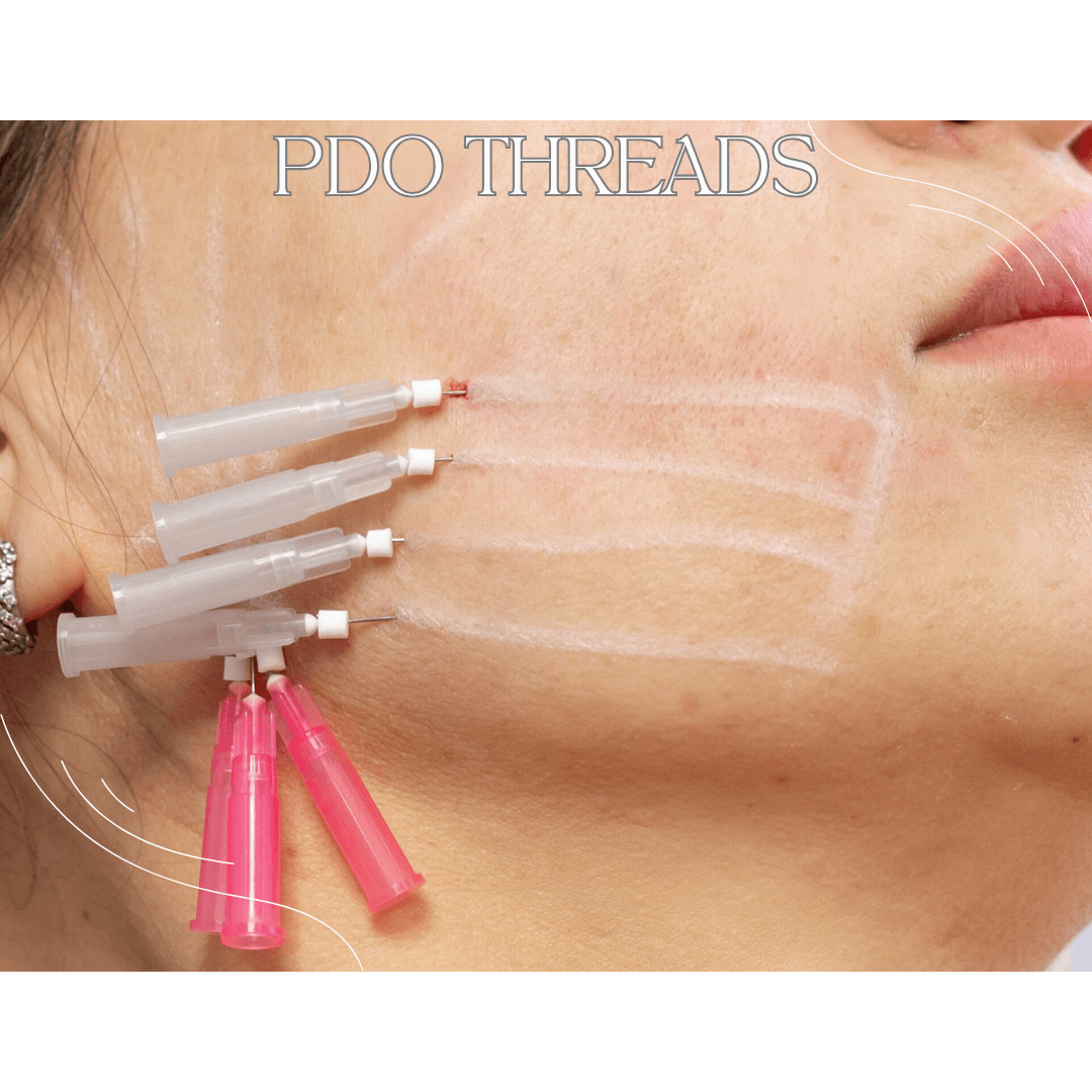 Discover the magic of a PDO thread lift, a non-invasive procedure designed to lift and rejuvenate your skin for a refreshed, youthful appearance.