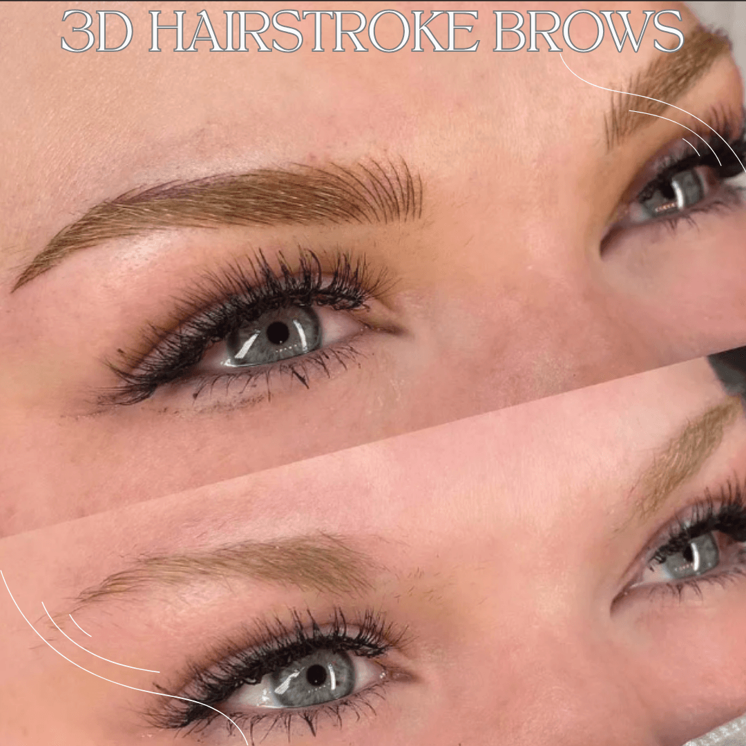 3D HAIRSTROKE BROWS Say goodbye to the hassle of drawing on your brows and hello to flawless, confidence-boosting brows every day! Call 0333 016 3500 to book today.