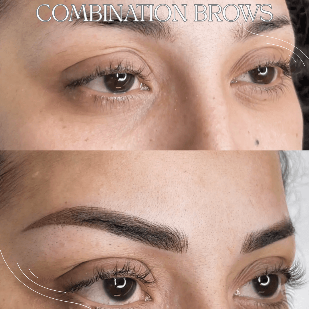 COMBINATION BROWS Achieve the perfect balance of natural beauty and polished elegance with our Combination Brows treatment. Call 0333 016 3500 to book today.